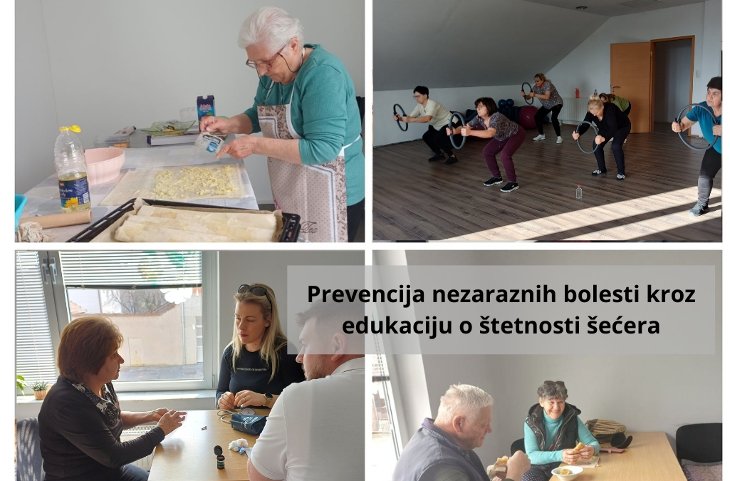 Zdravije navike, više druženja i aktivnije starenje – prvi rezultati programa „Prevencija nezaraznih bolesti kroz edukaciju o štetnosti šećera“