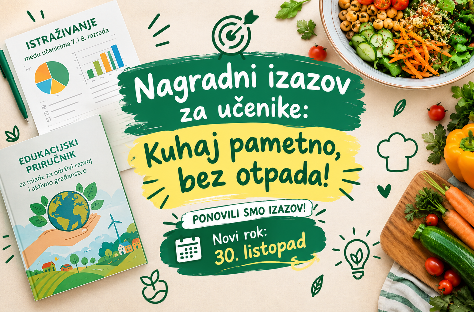 Druga prilika za kreativnost: Skuhaj obrok za 2 osobe za 3 eura